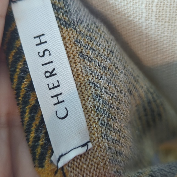 Cold Shoulder Plaid Sweater - Picture 4 of 6